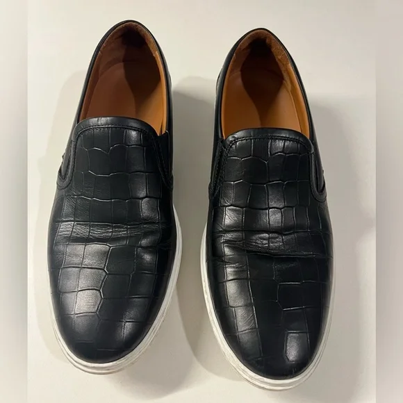 Jimmy Choo | Shoes | Jimmy Choo Mens Black Embossed Leather 